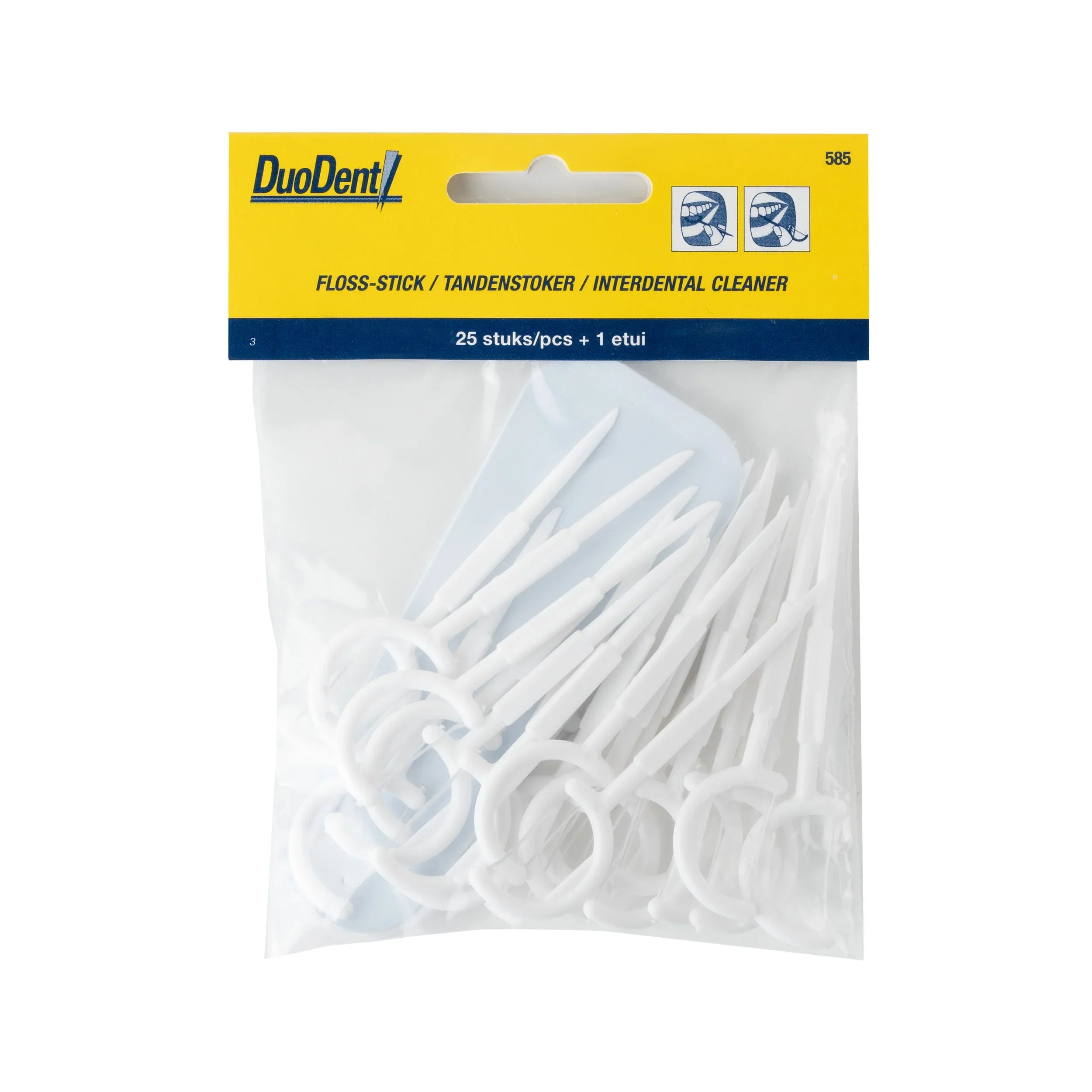 Duodent Floss stick/stoker 25 Stuks