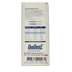 Duodent Interdentale borstels x-fine 8 Stuks