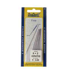Duodent Interdentale borstels fine 8 Stuks