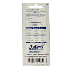 Duodent Interdentale borstels fine 8 Stuks