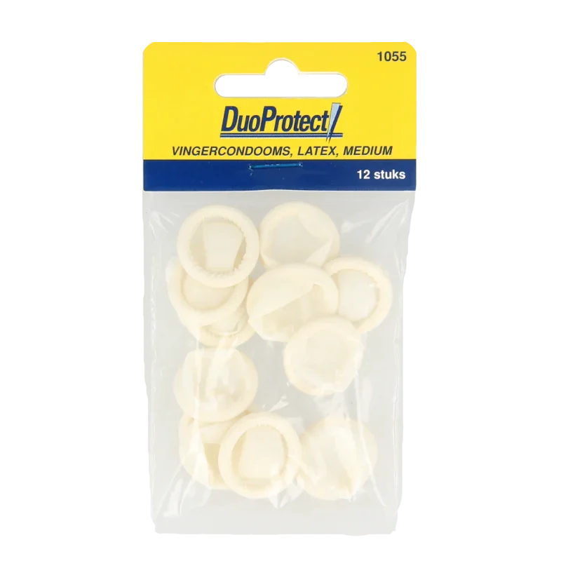 Duoprotect Vingercondoom maat M 12 Stuks
