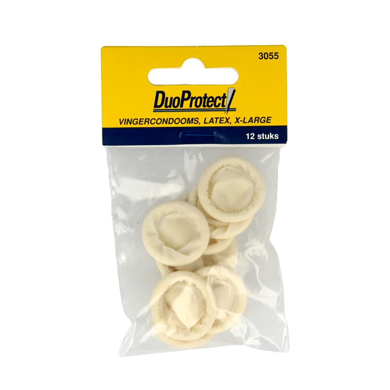 Duoprotect Vingercondoom maat XL 12 Stuks