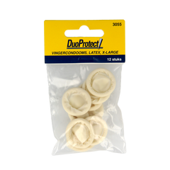 Duoprotect Vingercondoom maat XL 12.00 Stuks