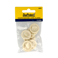 Duoprotect Vingercondoom maat XL 12 Stuks