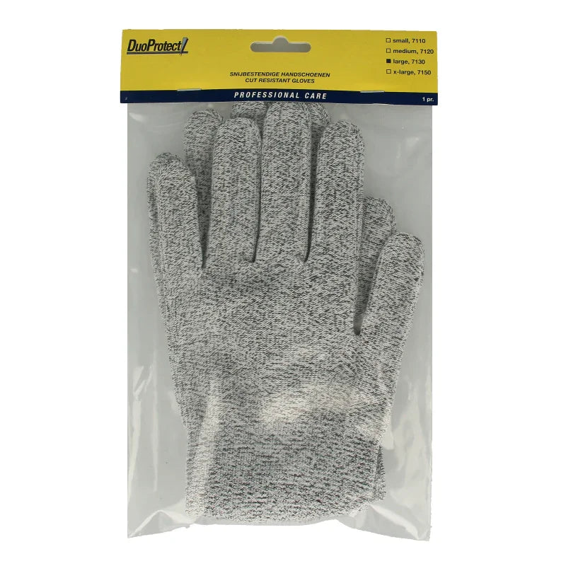 Duoprotect Snijbestendige handschoen maat L 1 Paar