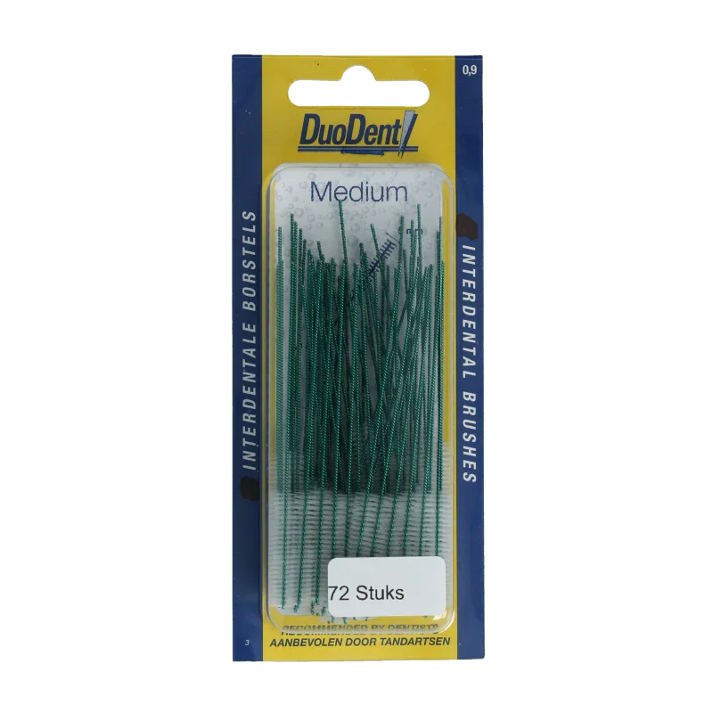 Duodent Interdentaal borstel medium 0.9 72 Stuks