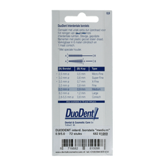 Duodent Interdentaal borstel medium 0.9 72.00 Stuks