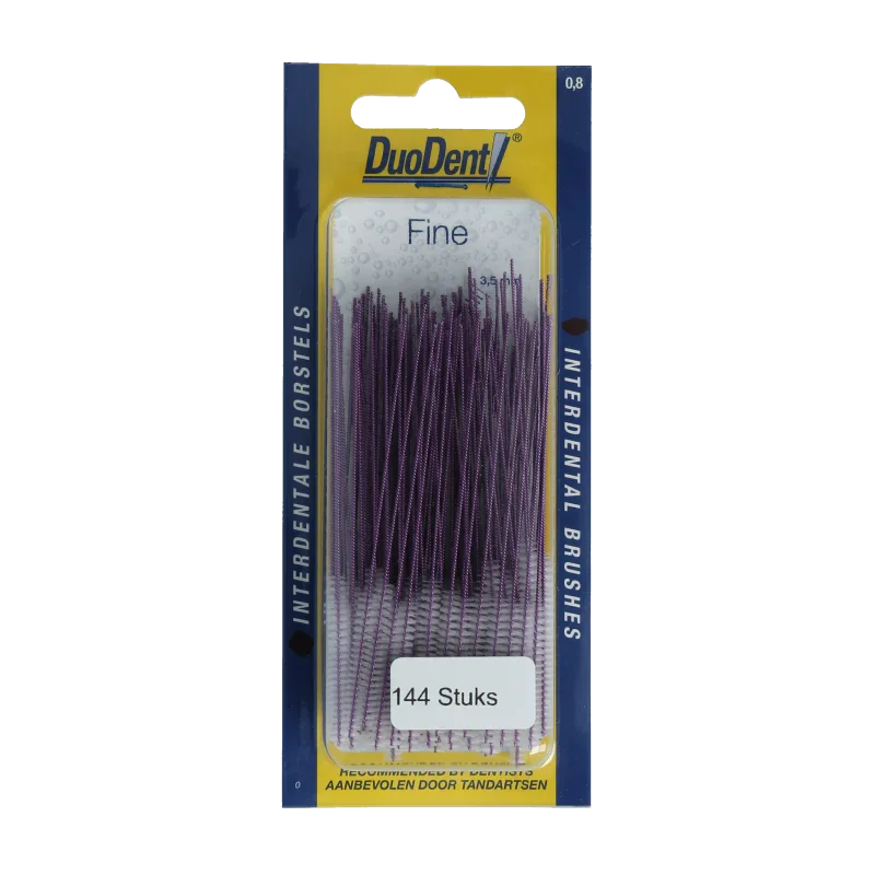 Duodent Interdentaal borstel fine 0.8 144 Stuks