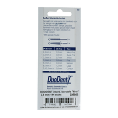 Duodent Interdentaal borstel fine 0.8 144.00 Stuks