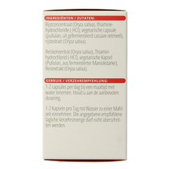 Vitals Vitamine B1 thiamine 100mg 100.00 Capsules