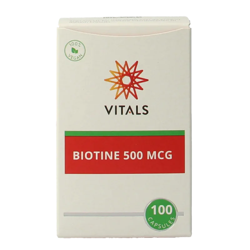 Vitals Biotine 500 mcg 100 Capsules