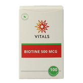 Vitals Biotine 500 mcg 100.00 Capsules