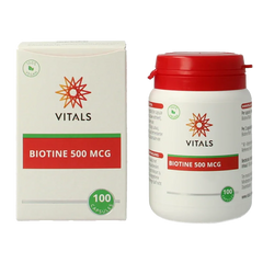 Vitals Biotine 500 mcg 100 Capsules