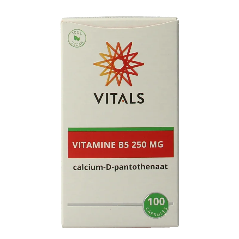 Vitals Vitamine B5 250mg 100 Capsules