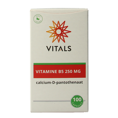 Vitals Vitamine B5 250mg 100 Capsules