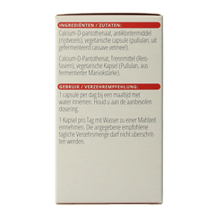 Vitals Vitamine B5 250mg 100 Capsules