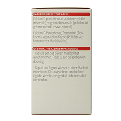 Vitals Vitamine B5 250mg 100 Capsules