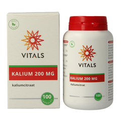Vitals Kalium citraat 200 mg 100 Capsules