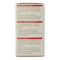 Vitals Kalium citraat 200 mg 100 Capsules
