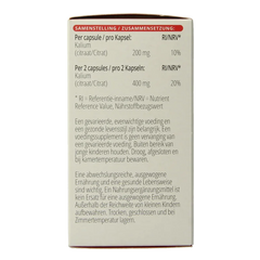Vitals Kalium citraat 200 mg 100 Capsules