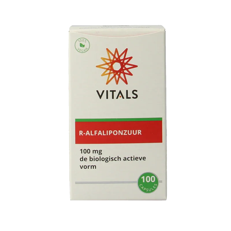 Vitals R-alfaliponzuur 100 Capsules