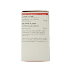 Vitals R-alfaliponzuur 100.00 Capsules