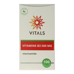 Vitals Vitamine B3 niacinamide 500mg 100 Capsules