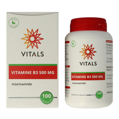 Vitals Vitamine B3 niacinamide 500mg 100 Capsules