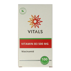 Vitals Vitamine B3 niacinamide 500mg 100 Capsules