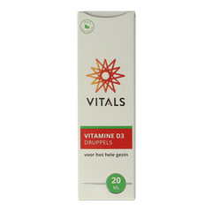 Vitals Vitamine D3 druppels 20 Milliliter