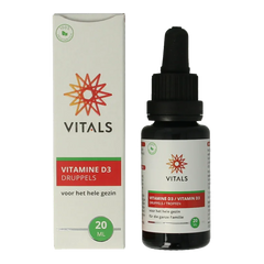 Vitals Vitamine D3 druppels 20 Milliliter