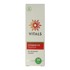 Vitals Vitamine D3 druppels 20 Milliliter