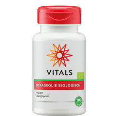 Vitals Borageolie 500mg bio 100.00 Softgels