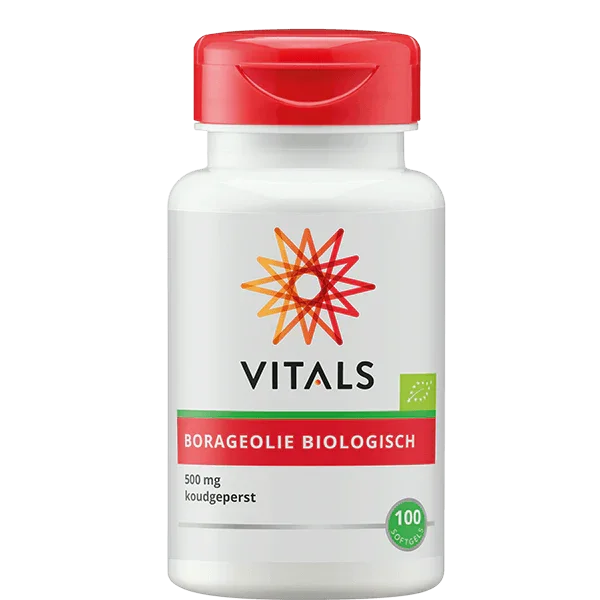 Vitals Borageolie 500mg bio 100 Softgels
