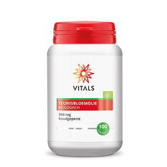 Vitals Teunisbloemolie 500mg bio 100 Softgels