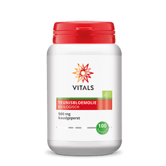 Vitals Teunisbloemolie 500mg bio 100.00 Softgels