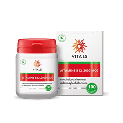 Vitals Vitamine B12 2000 mcg 100 Zuigtabletten
