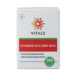 Vitals Vitamine B12 2000 mcg 100.00 Zuigtabletten