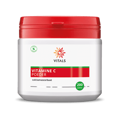 Vitals Vitamine C poeder (calciumascorbaat) 200 Gram