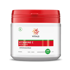 Vitals Vitamine C poeder (calciumascorbaat) 200 Gram