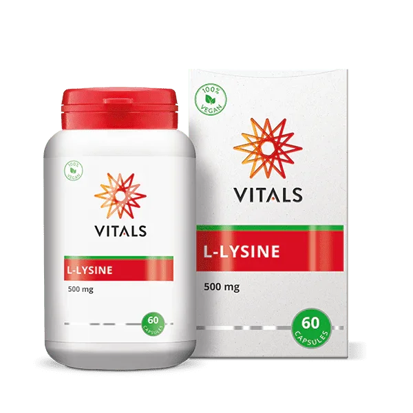 Vitals L-Lysine 500mg 60 Vegetarische capsules