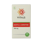 Vitals Acetyl-L-Carnitine 500mg 60.00 Vegetarische capsules