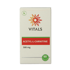 Vitals Acetyl-L-Carnitine 500mg 60.00 Vegetarische capsules