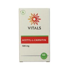 Vitals Acetyl-L-Carnitine 500mg 60 Vegetarische capsules