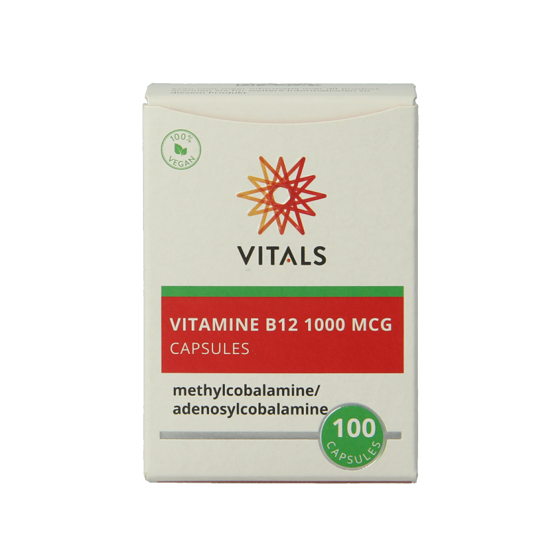 Vitals Vitamine B12 1000 mcg 100 Capsules