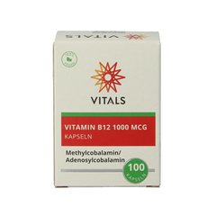 Vitals Vitamine B12 1000 mcg 100.00 Capsules