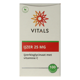 Vitals IJzer 25mg met vitamine C 100 Capsules