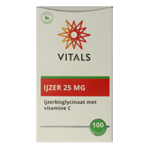 Vitals IJzer 25mg met vitamine C 100 Capsules