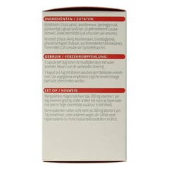 Vitals IJzer 25mg met vitamine C 100.00 Capsules