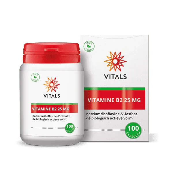 Vitals Vitamine B2 riboflavine 5 fosfaat 100 Capsules